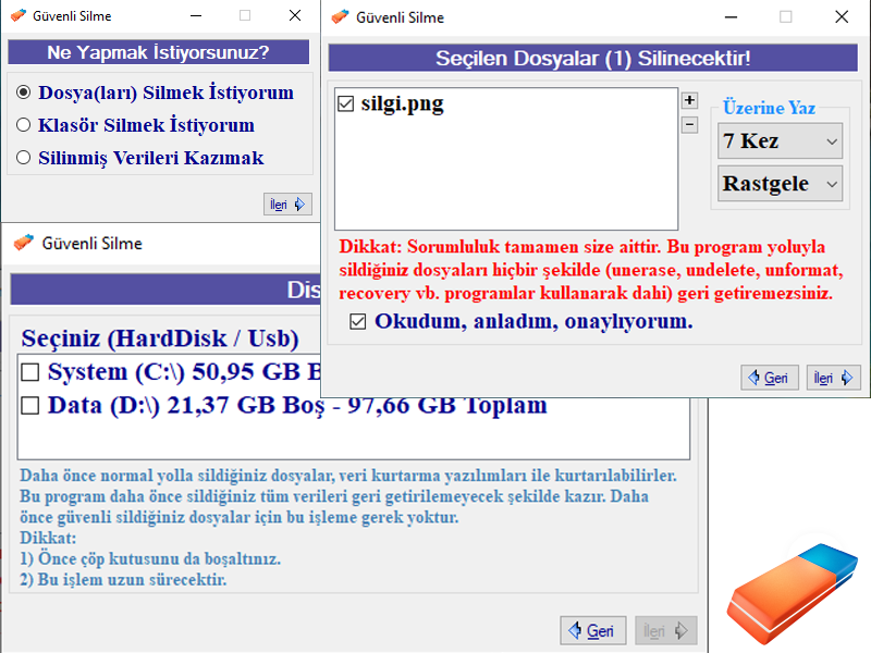 Güvenli Silme